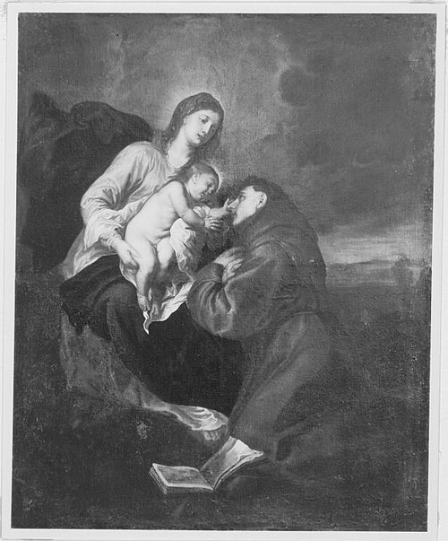 Vision des hl. Antonius von Padua, 1633, Thomas Willeboirts Bosschaert