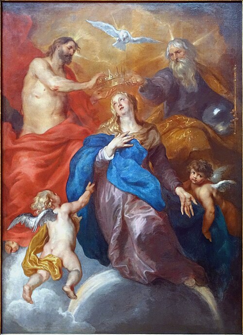 Le Couronnement de la Vierge, 1700, Thomas Willeboirts Bosschaert