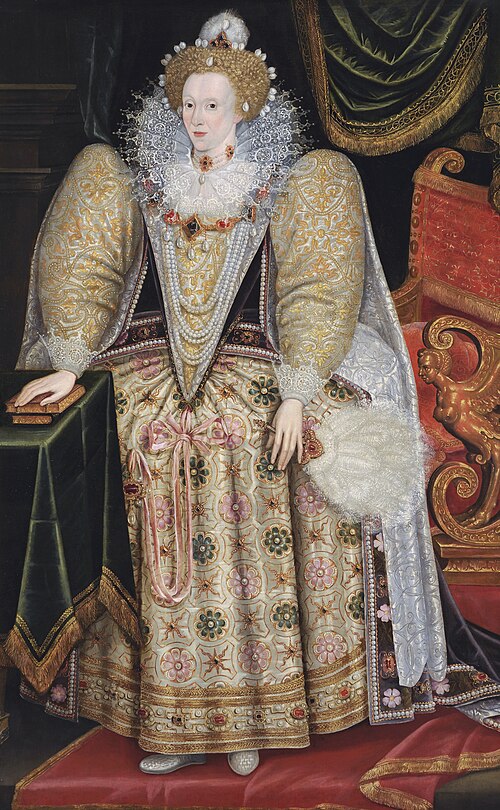Elizabeth I (1533–1603), 1597, Marcus Gheeraerts le Jeune