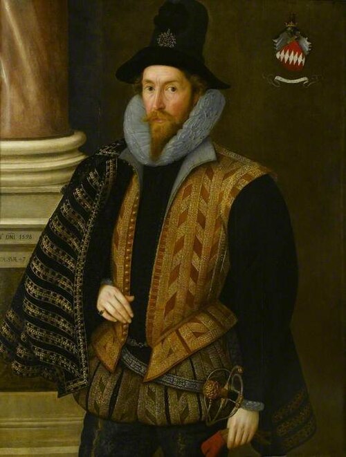 A Member of the Brereton Family, 1598, Marcus Gheeraerts le Jeune