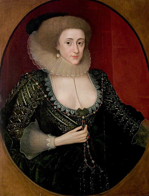 Joyce Carew, née Clopton (d.1637), Countess of Totnes, 1610, Marcus Gheeraerts le Jeune