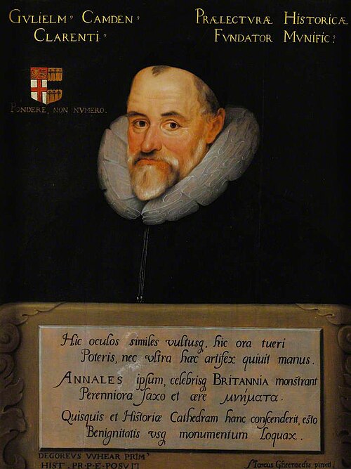 William Camden (1551–1623), , Marcus Gheeraerts le Jeune