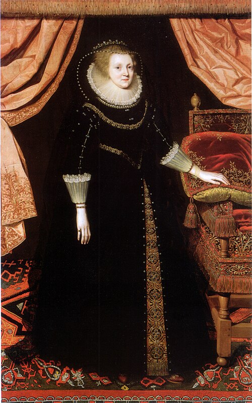 Porträt der Elizabeth Vernon, Countess of Southampton (1572-1655), 1622, Marcus Gheeraerts le Jeune