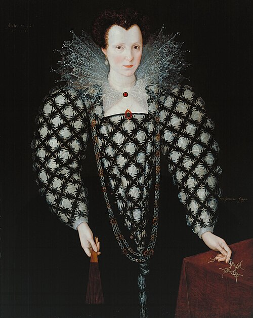 Mary Rogers, Lady Harington, 1592, Marcus Gheeraerts le Jeune