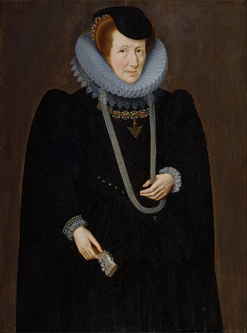 Portrait de femme, 1601, Marcus Gheeraerts le Jeune