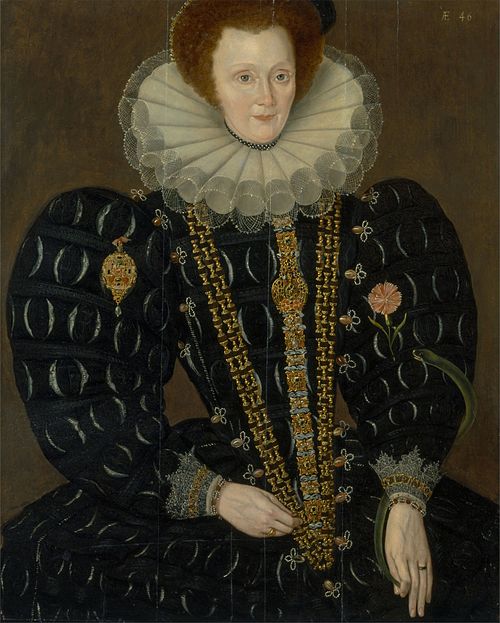 A Woman Called Lady Elizabeth Knightley, 1591, Marcus Gheeraerts le Jeune