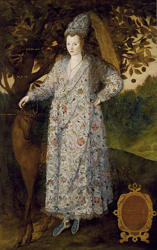 Portrait of an Unknown Woman, 1595, Marcus Gheeraerts le Jeune