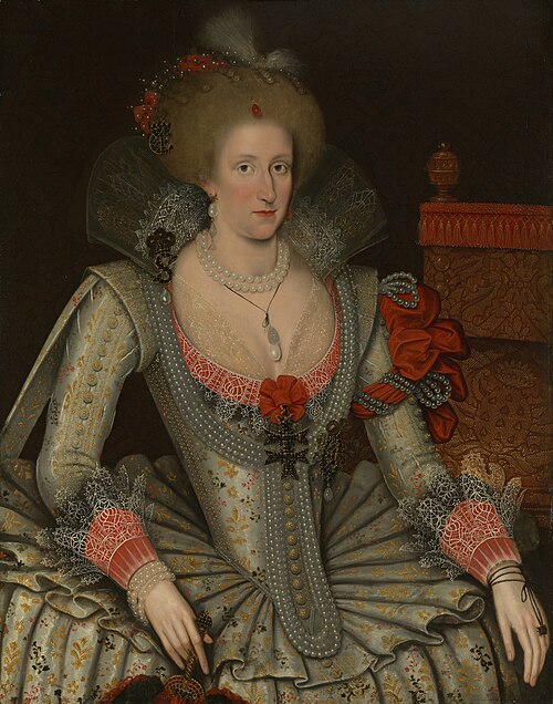 Anne of Denmark (1574-1619), 1614, Marcus Gheeraerts le Jeune