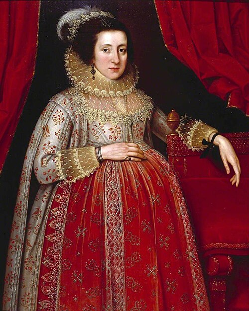 Portrait of a Woman in Red, 1620, Marcus Gheeraerts le Jeune