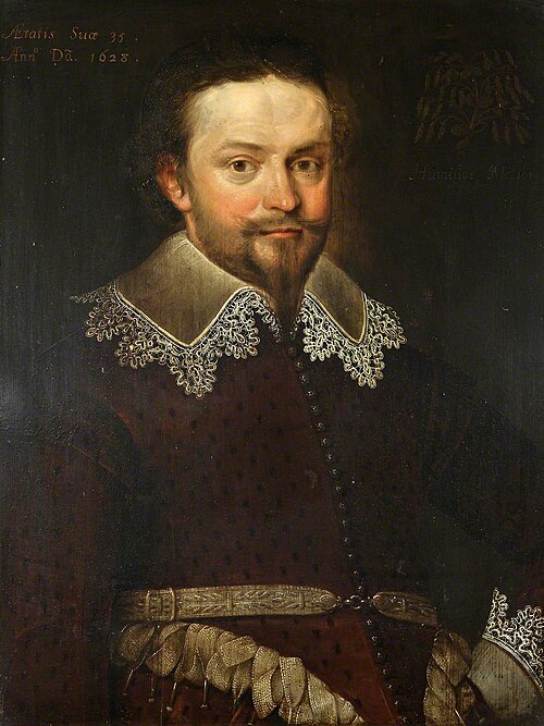 An Unknown Gentleman, aged 35, formerly called William Herbert, 3rd Earl of Pembroke KG, PC (1580-16, 1628, Marcus Gheeraerts le Jeune