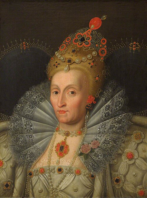 Queen Elizabeth I (1533–1603), 1595, Marcus Gheeraerts le Jeune