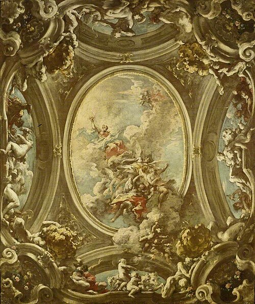 An Allegory of Dawn, 1736, Giovanni Antonio Pellegrini