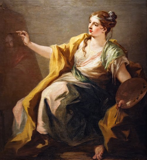Allégorie de la peinture, , Giovanni Antonio Pellegrini