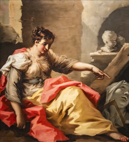 Allégorie de la Sculpture, , Giovanni Antonio Pellegrini