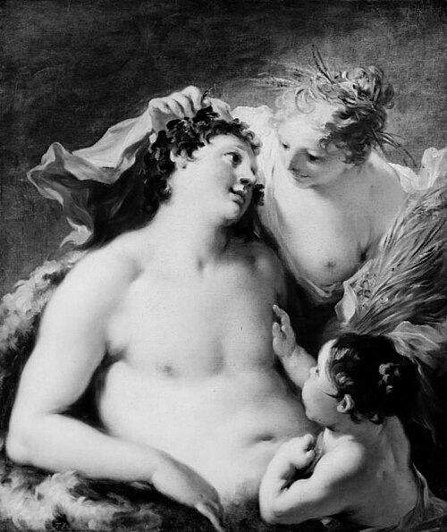 Ceres, Bacchus and Cupid, 1715, Giovanni Antonio Pellegrini