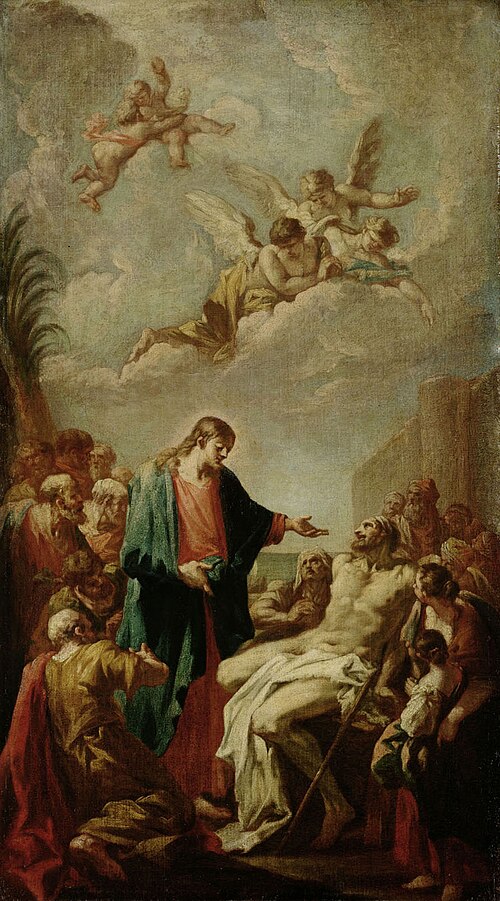 Christus heilt den Gichtbrüchigen, 1730, Giovanni Antonio Pellegrini