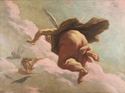 The Dwindling Night, 1718, Giovanni Antonio Pellegrini