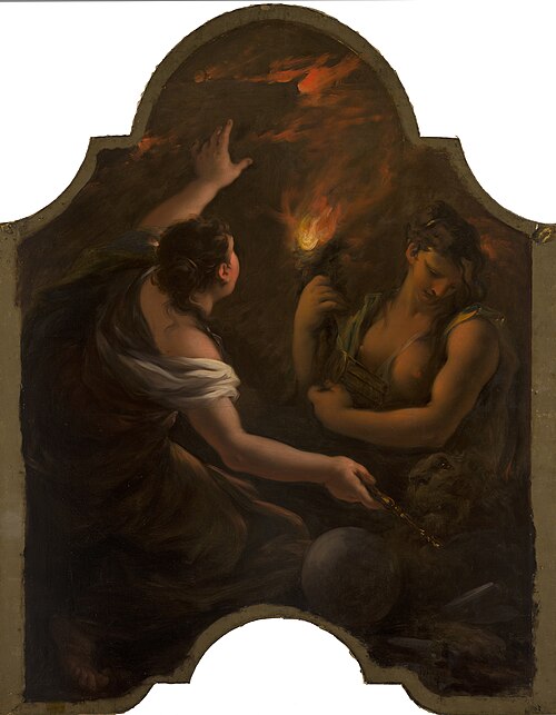 Allegorical Representation, Possibly a Depiction of ‘Raison d’Etat’, 1718, Giovanni Antonio Pellegrini
