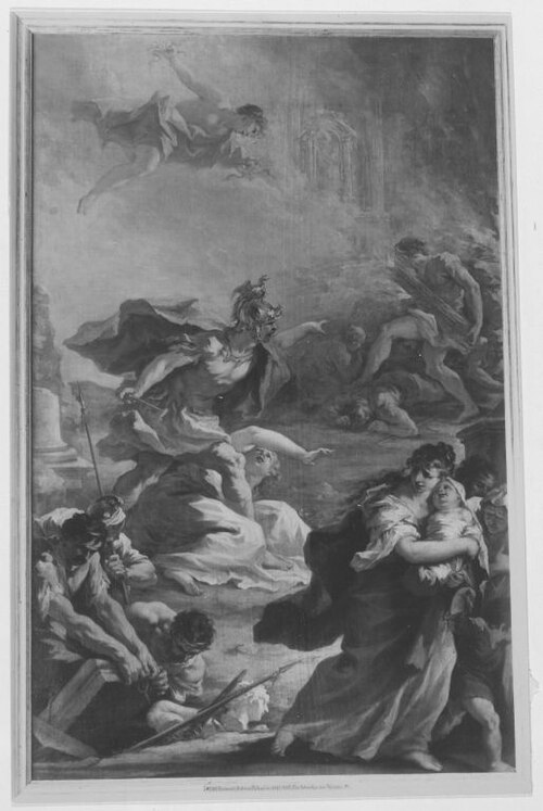 Die Schrecken des Krieges, 1708, Giovanni Antonio Pellegrini