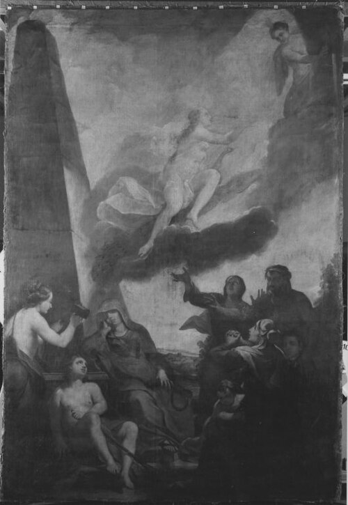Allegorie auf den Tod einer Fürstin, 1708, Giovanni Antonio Pellegrini