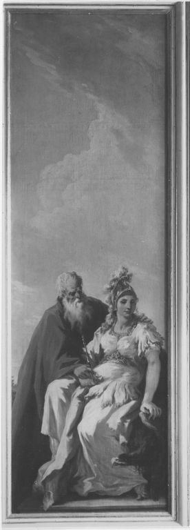 Allegorie: Ein alter Mann ergreift das Szepter, 1708, Giovanni Antonio Pellegrini