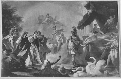 Beilager des Kurfürsten mit Maria Luisa, 1708, Giovanni Antonio Pellegrini