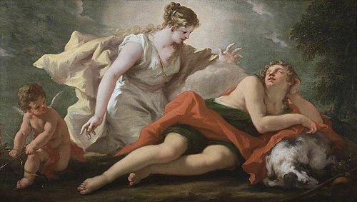Diana (Selene) and Endymion, 1713, Giovanni Antonio Pellegrini