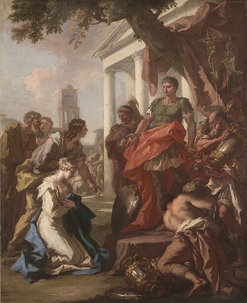 The Continence of Scipio, 1710, Giovanni Antonio Pellegrini
