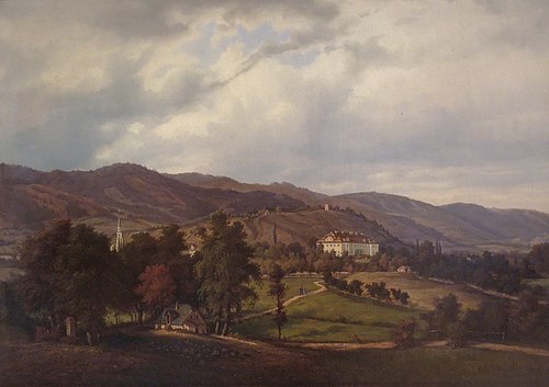 Landscape of Central Bohemian Uplands, 1872, Ernst Gustav Doerell