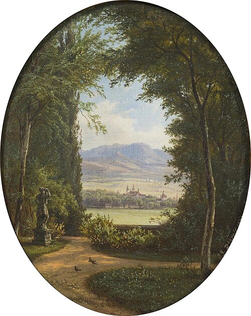 View of Osek, 1872, Ernst Gustav Doerell