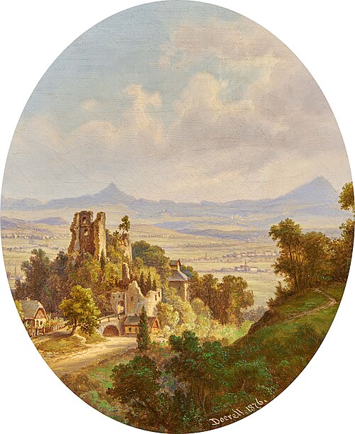 Vast Lanscape in Bohemia, 1876, Ernst Gustav Doerell