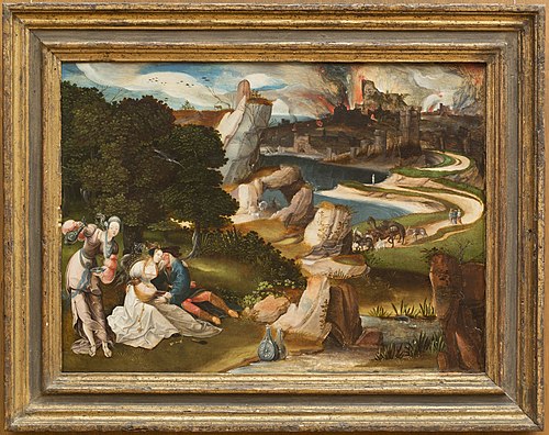 Lot and His Daughters, 1523, Jan Wellens de Cock