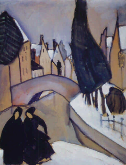 Canal (Bruges), 1911, Nathan Altman
