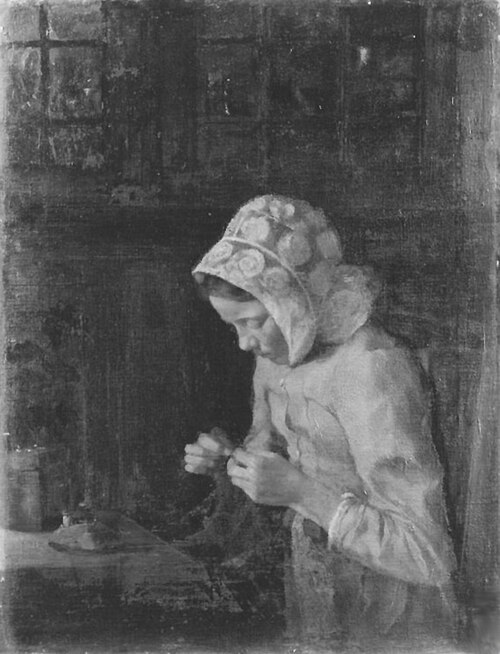 Die Näherin, 1903, Ernst Oppler