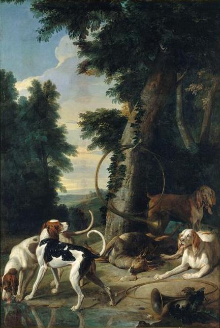 La Mort d'un chevreuil, 1709, Alexandre-François Desportes