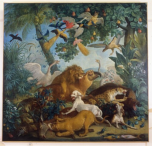 Combat d'animaux, 1739, Alexandre-François Desportes