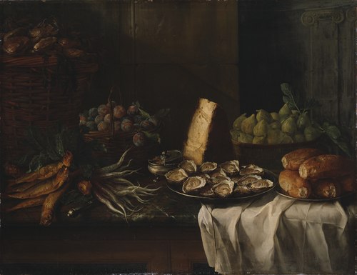 Petit déjeuner avec huîtres, 1729, Alexandre-François Desportes