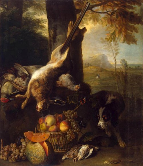 Still Life with a Dead Hare and Fruit, 1711, Alexandre-François Desportes