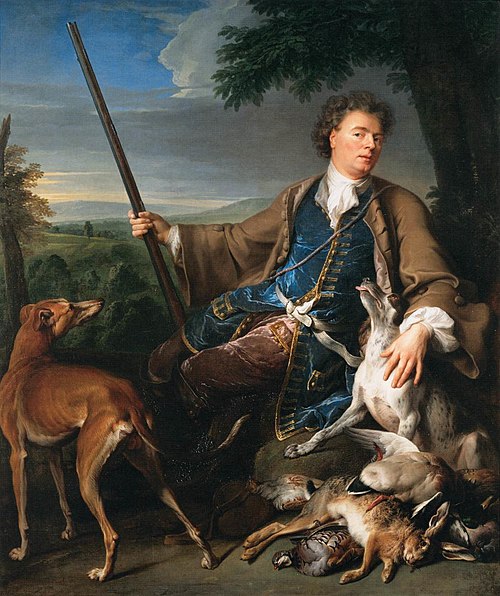 Portrait de l'artiste en chasseur, 1699, Alexandre-François Desportes