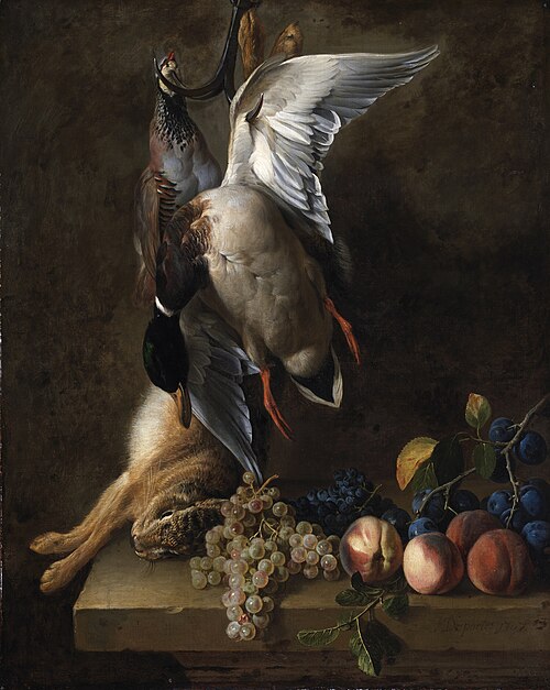 A Group of Dead Game, 1707, Alexandre-François Desportes