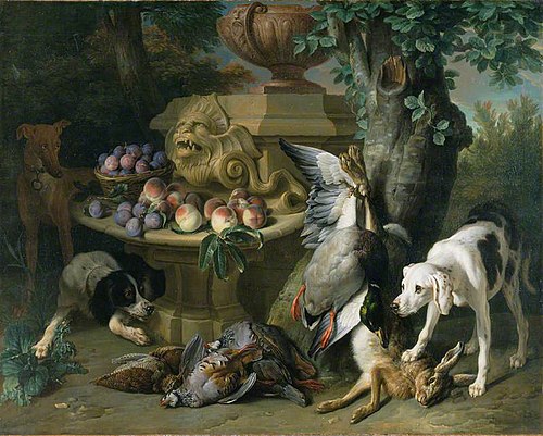 Dogs, Dead Game and Fruit, 1715, Alexandre-François Desportes