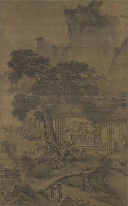 Entertaining Guests in a Mountain Dwelling, , Xia Gui