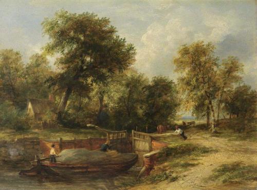 Lock Scene, 1837, James Stark
