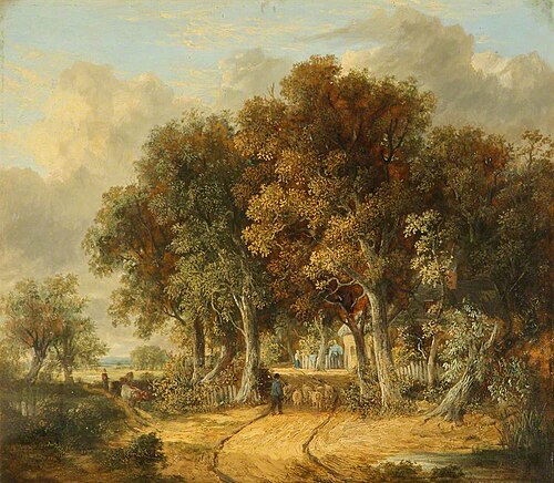 Road Scene at Intwood, 1830, James Stark