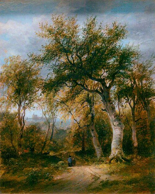 Distant View of Windsor, 1841, James Stark