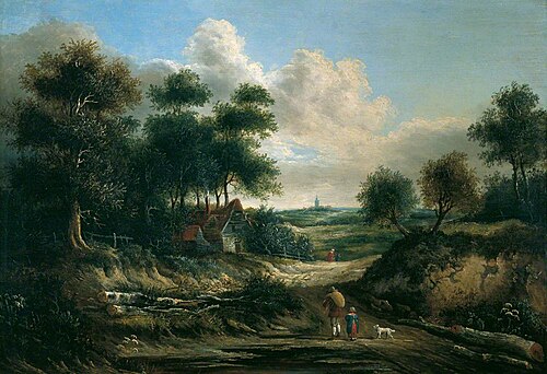 Landscape, a Country Road, 1837, James Stark