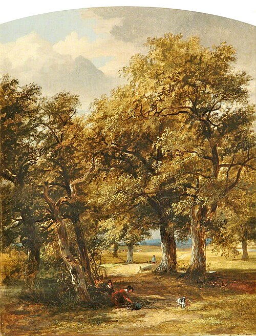 Windsor Great Park, near Middle Gates, 1845, James Stark