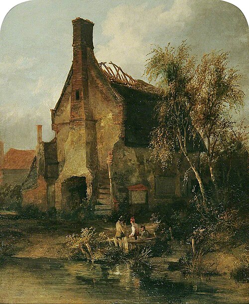 The Gable End of a Cottage, , James Stark