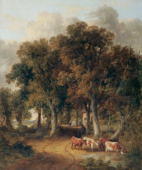 Road Scene at Intwood, , James Stark