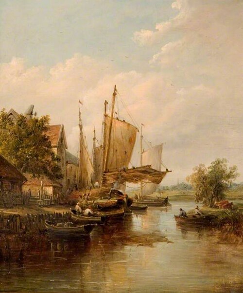 Canal Scene, , James Stark
